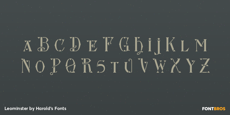 Leominster Font Poster #3