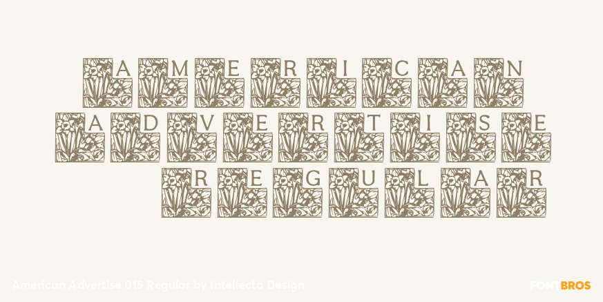 American Advertise 015 Regular Poster