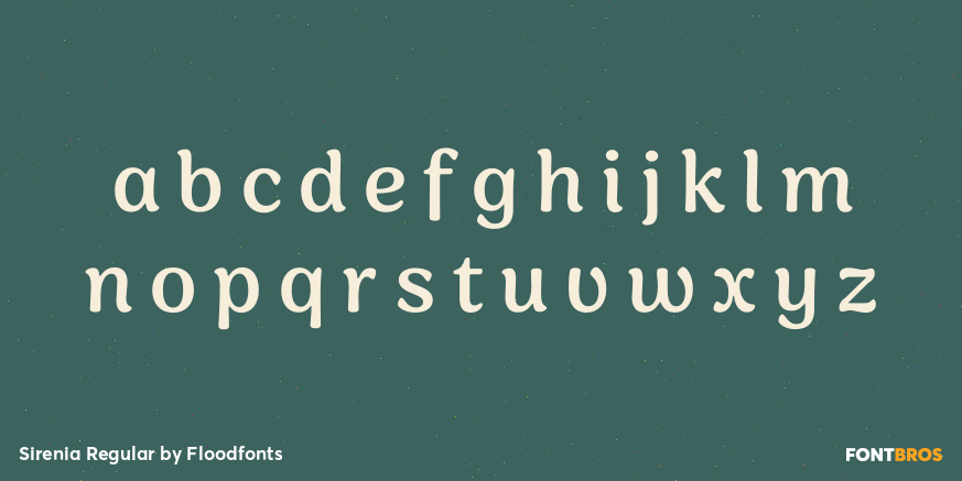 Sirenia Regular Font Poster #3