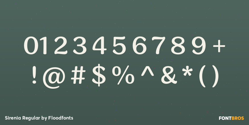 Sirenia Regular Font Poster #4