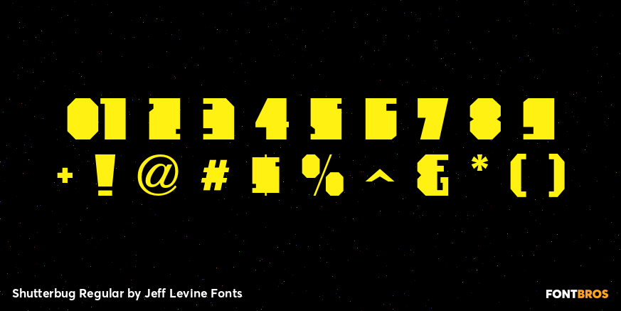 Shutterbug Regular Font Poster #4