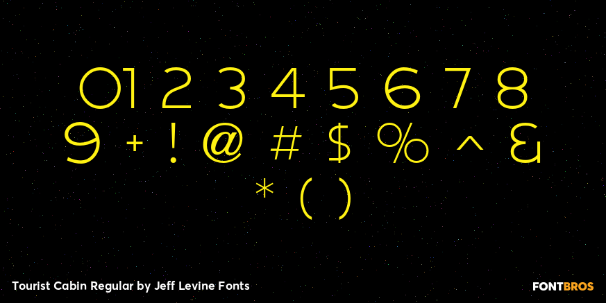 Tourist Cabin Regular Font Poster #4