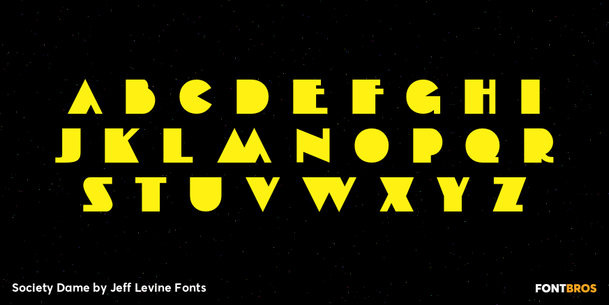 Society Dame Font Poster #2