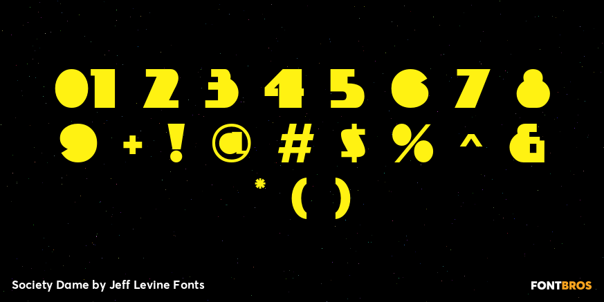 Society Dame Font Poster #4