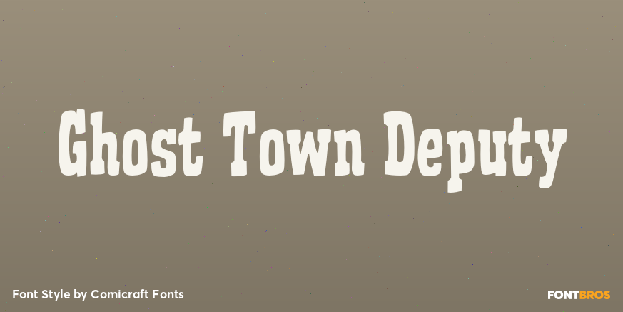 Ghost Town Deputy Poster
