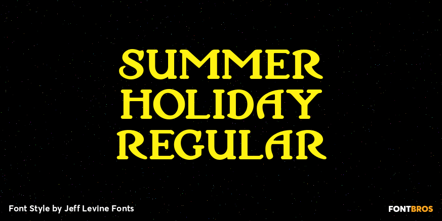 Summer Holiday Regular Poster