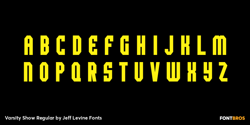 Varsity Show Regular Font Poster #1