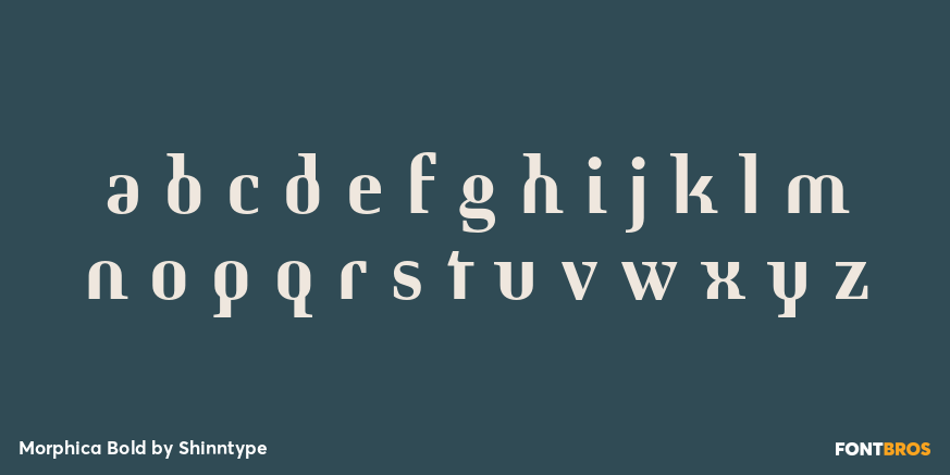 Morphica Bold Font Poster #3