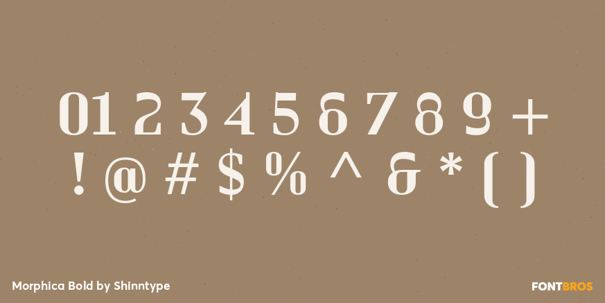 Morphica Bold Font Poster #4