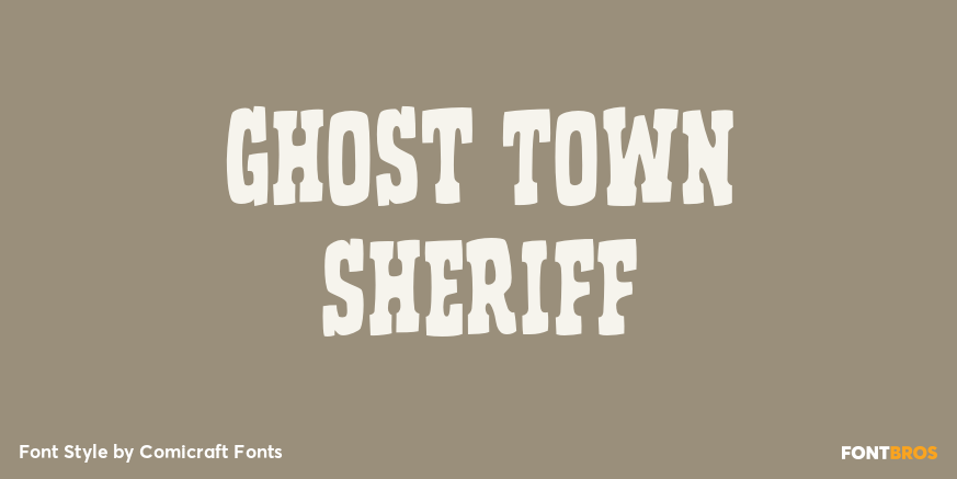 Ghost Town Sheriff Poster