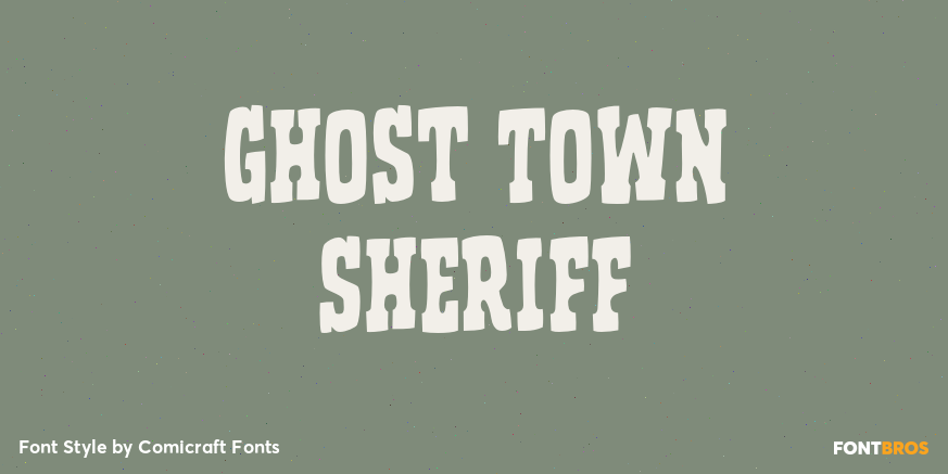 Ghost Town Sheriff Poster