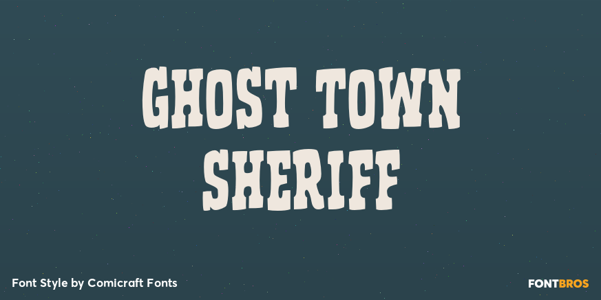 Ghost Town Sheriff Poster