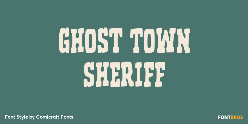 Ghost Town Sheriff Poster