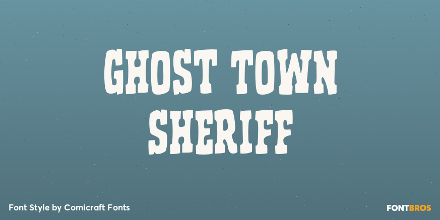 Ghost Town Sheriff Poster