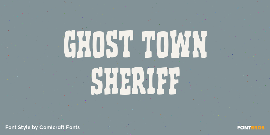 Ghost Town Sheriff Poster