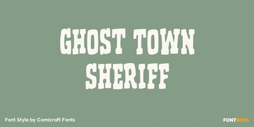 Ghost Town Sheriff Poster