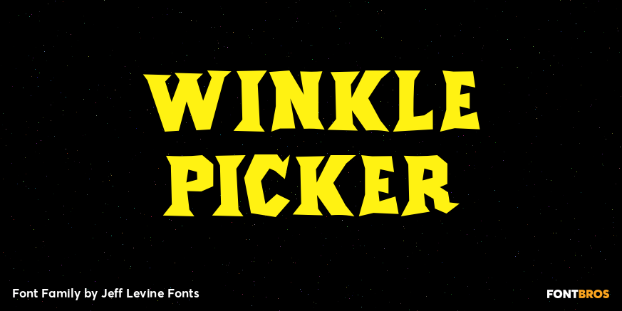 Winkle Picker Font Poster