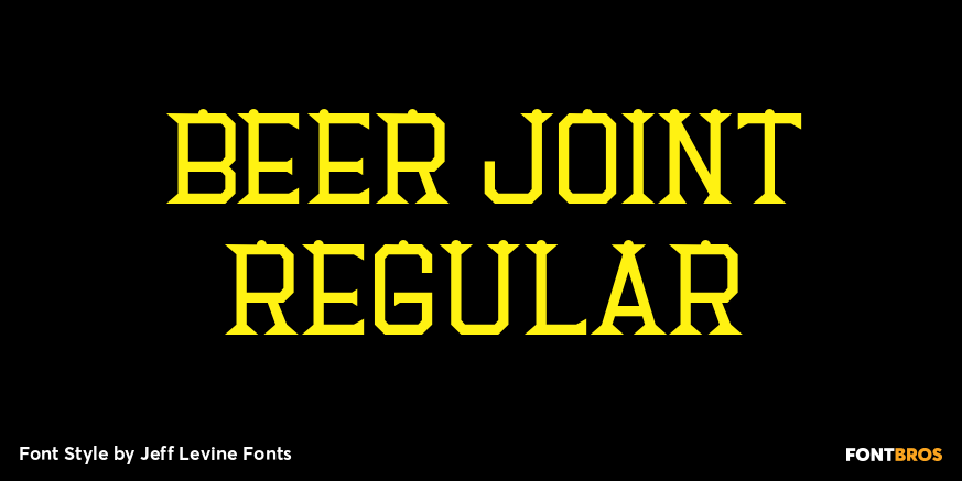 Beer Joint Regular Font Poster #1