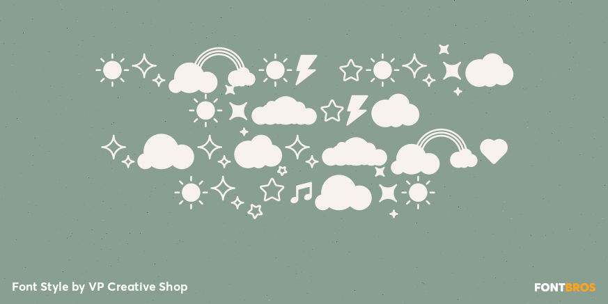 Retro Dream Random Elements Regular Poster