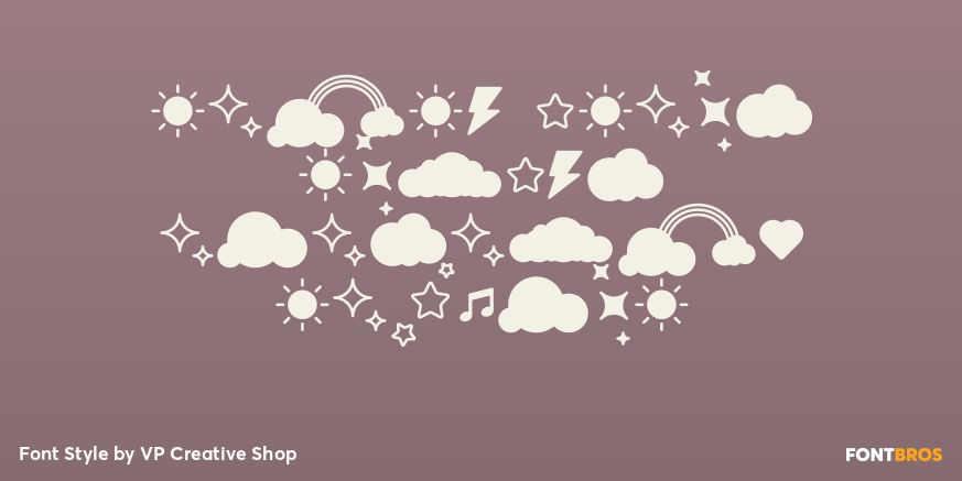 Retro Dream Random Elements Regular Poster