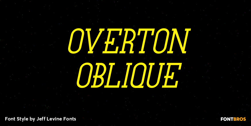 Overton Oblique Poster