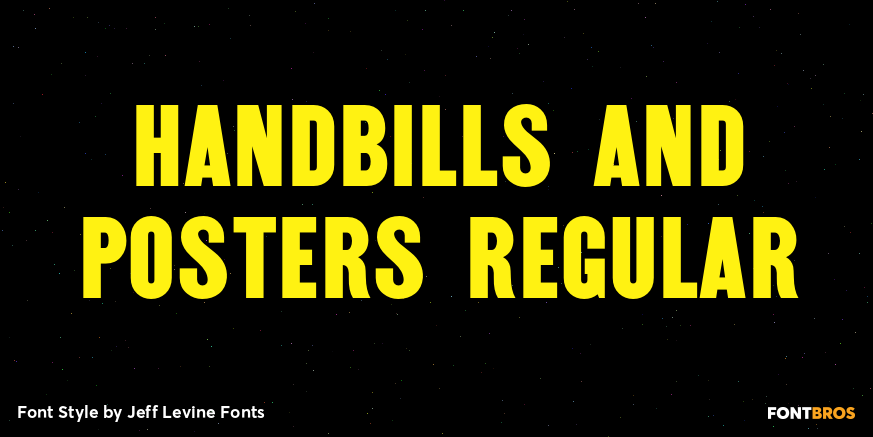 Handbills and Posters Regular Poster