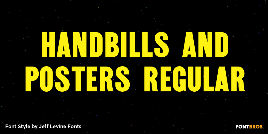 Handbills and Posters Regular Poster