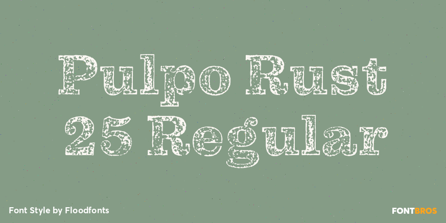 Pulpo Rust 25 Regular Poster