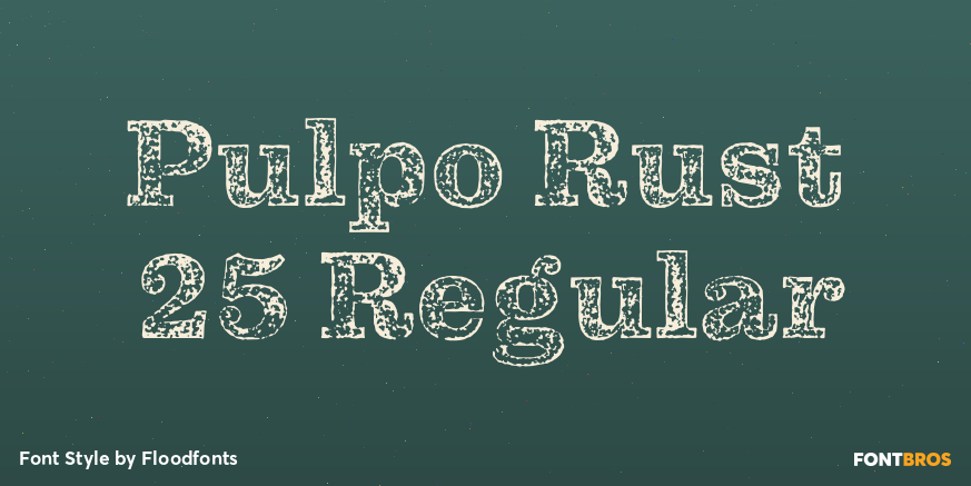 Pulpo Rust 25 Regular Poster