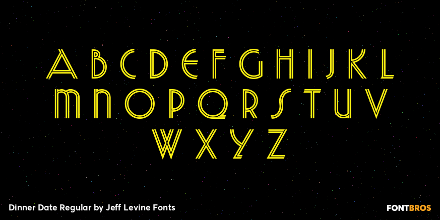 Dinner Date Regular Font Poster #1