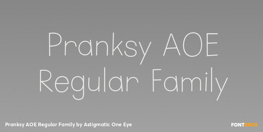 Pranksy AOE Regular Family Poster