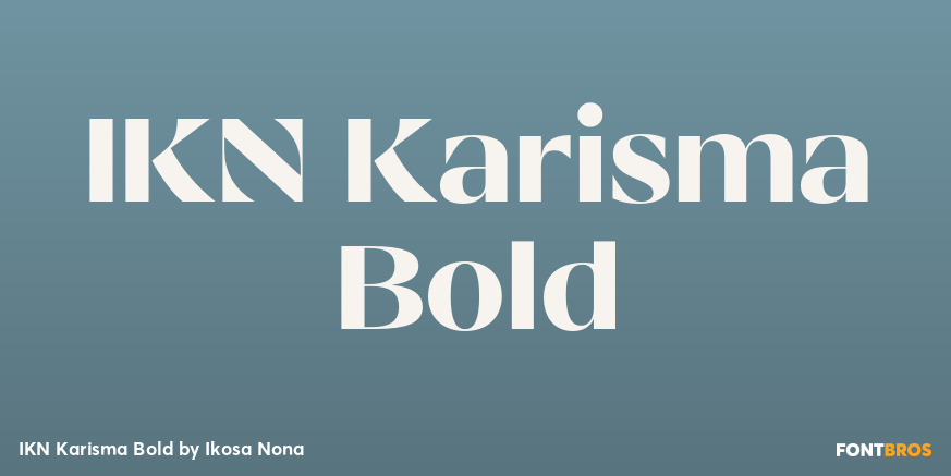 IKN Karisma Bold Font Poster