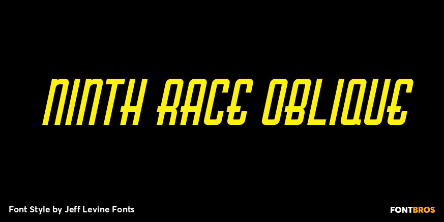 Ninth Race Oblique Poster