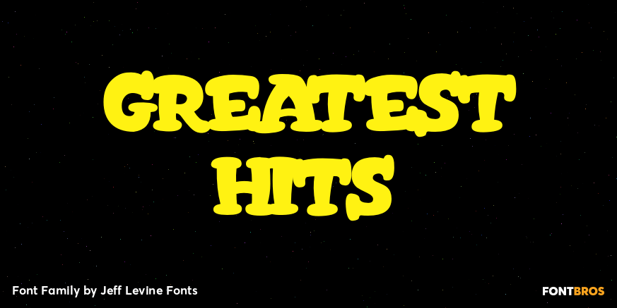 Greatest Hits Font Family Poster