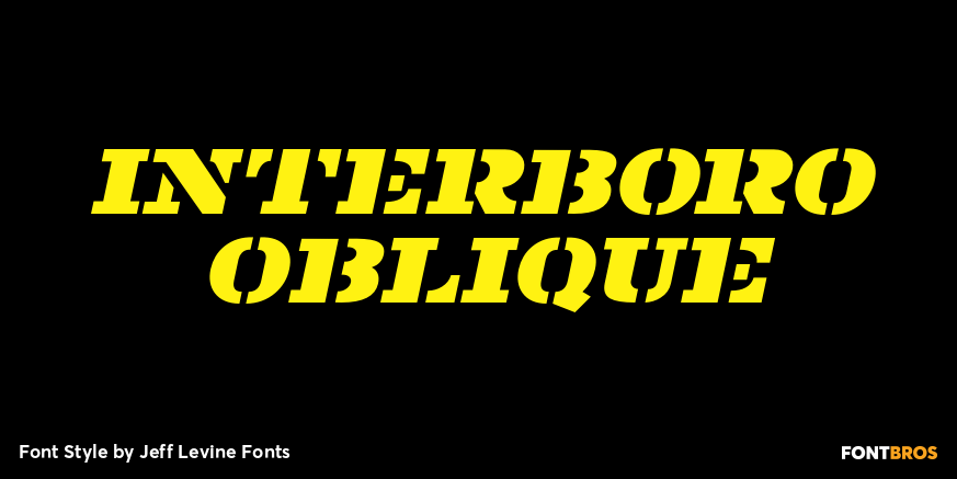 Interboro Oblique Poster