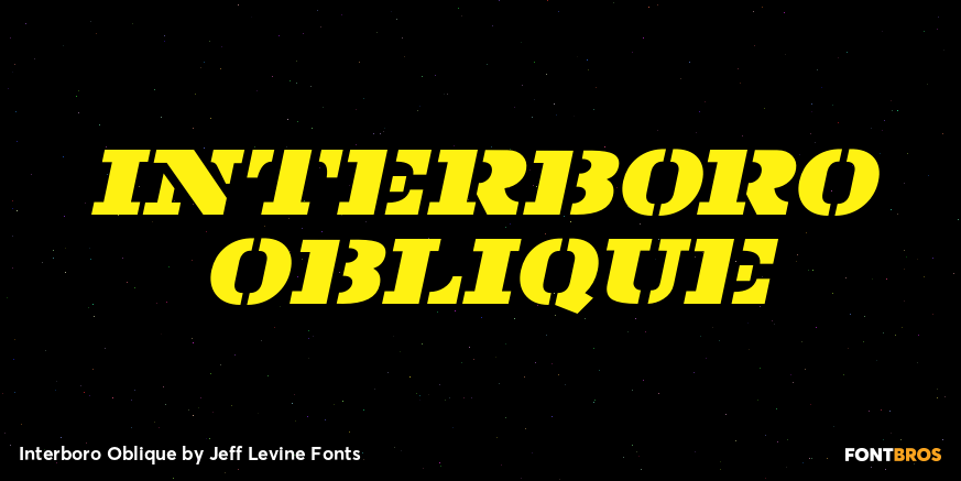 Interboro Oblique Poster