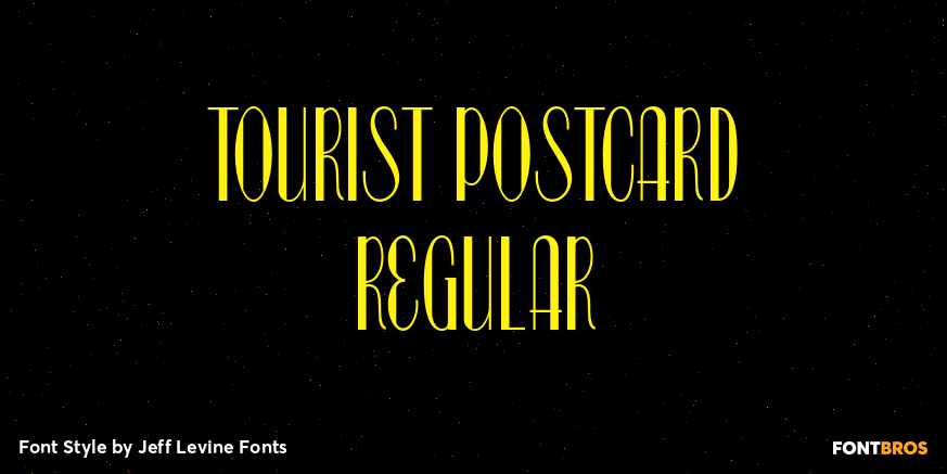 Tourist Postcard Regular Poster