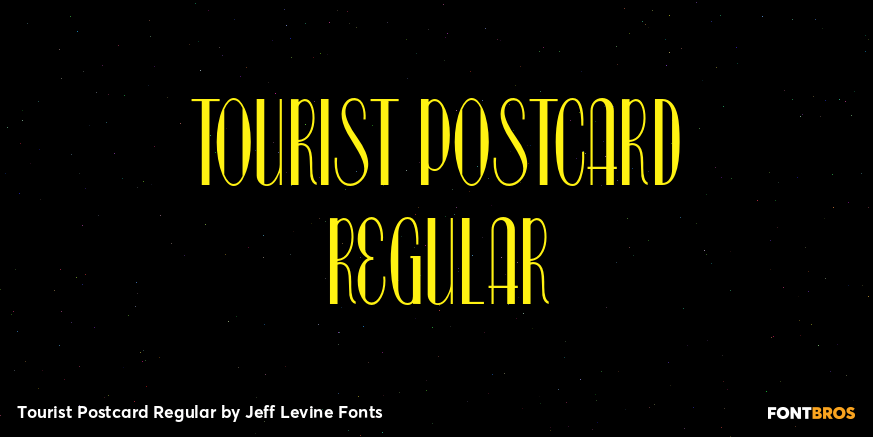 Tourist Postcard Regular Poster