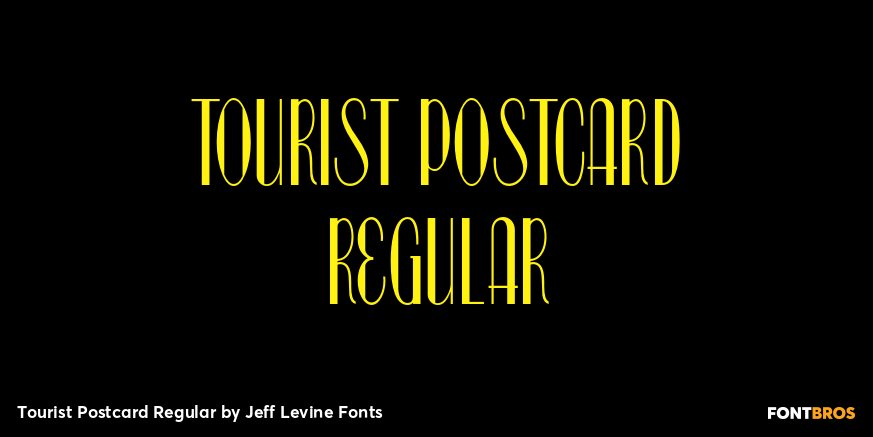 Tourist Postcard Regular Poster