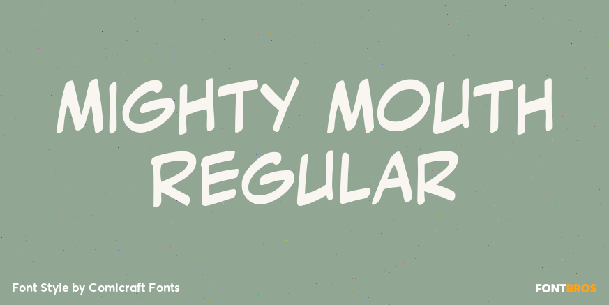 Mighty Mouth Regular Poster