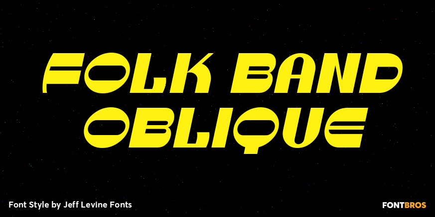 Folk Band Oblique Poster