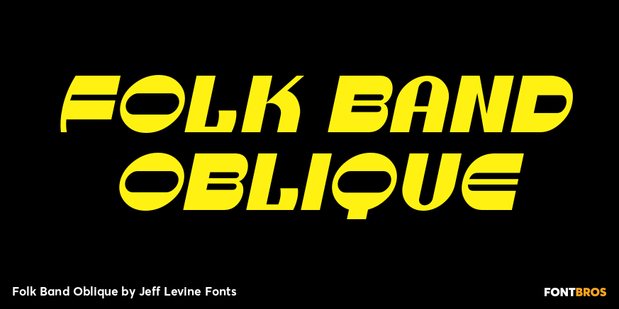 Folk Band Oblique Poster