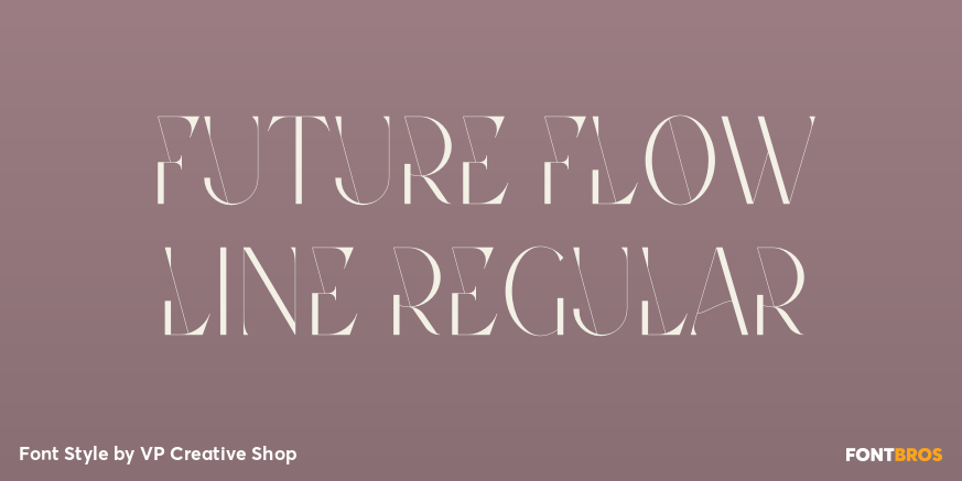 Future Flow Line Regular Poster