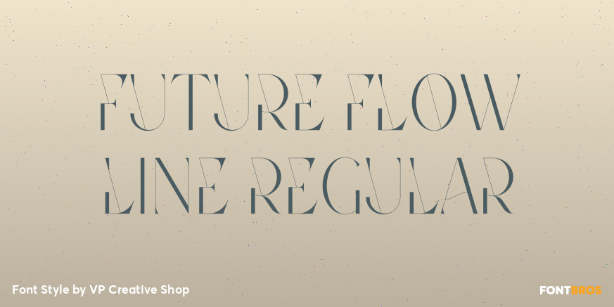 Future Flow Line Regular Poster