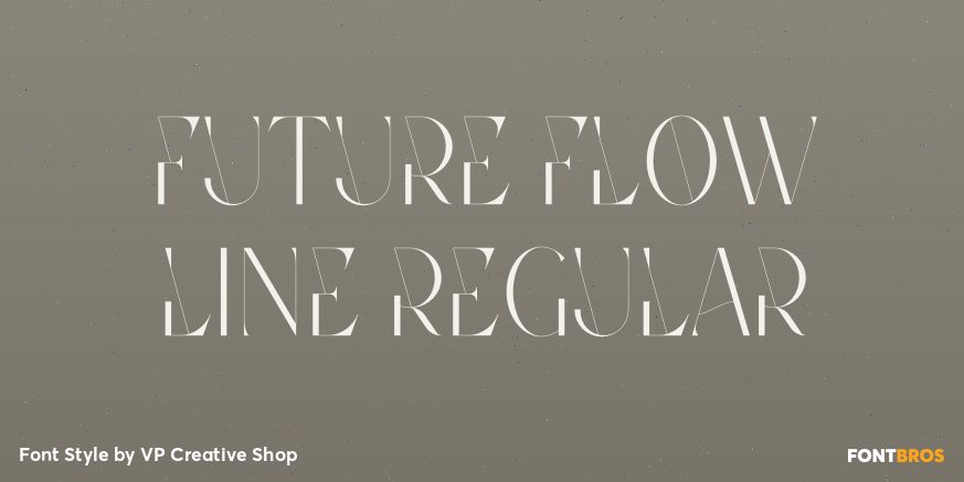 Future Flow Line Regular Poster