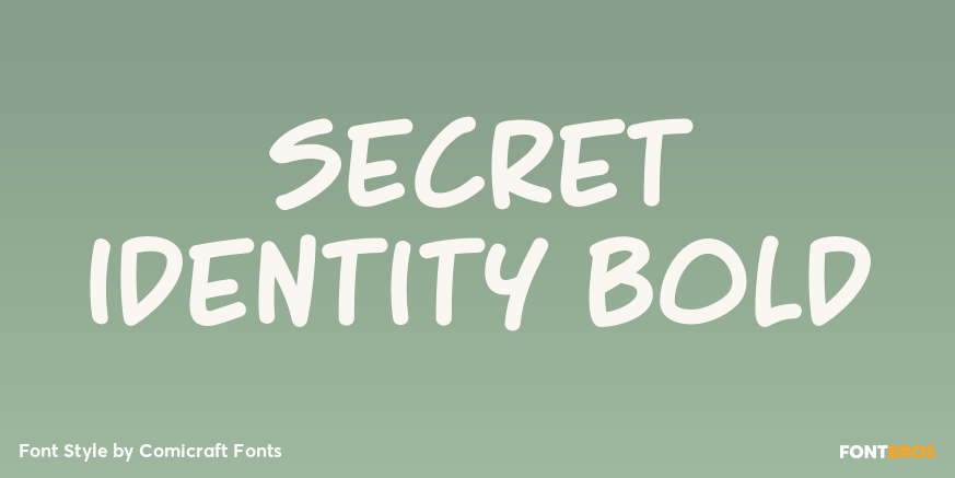 Secret Identity Bold Poster