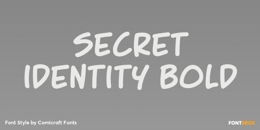 Secret Identity Bold Poster