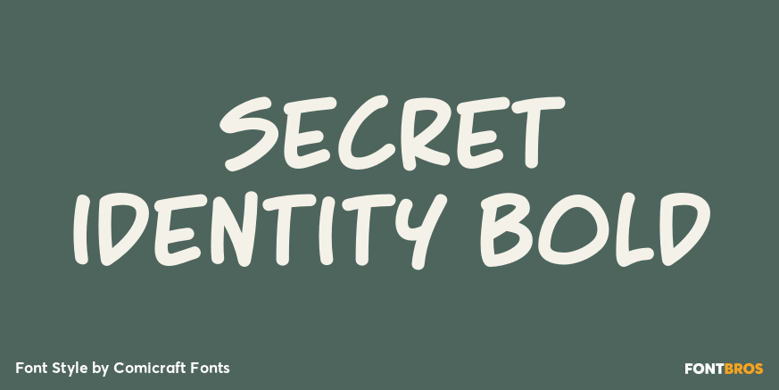 Secret Identity Bold Poster