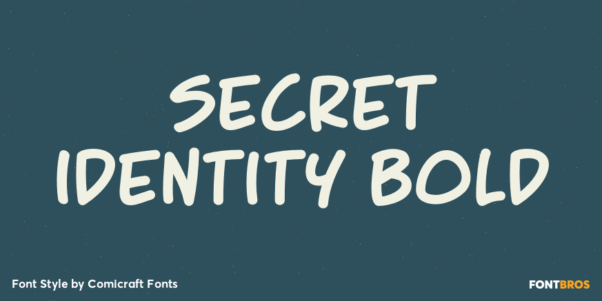 Secret Identity Bold Poster