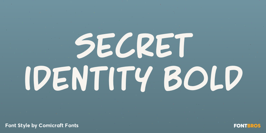 Secret Identity Bold Poster